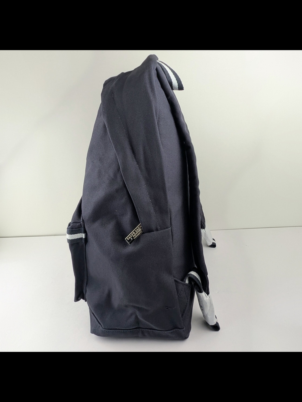 Ralph Lauren Fragrances World Of Polo Navy Blue Backpack with White Pony Accent - Picture 2 of 6